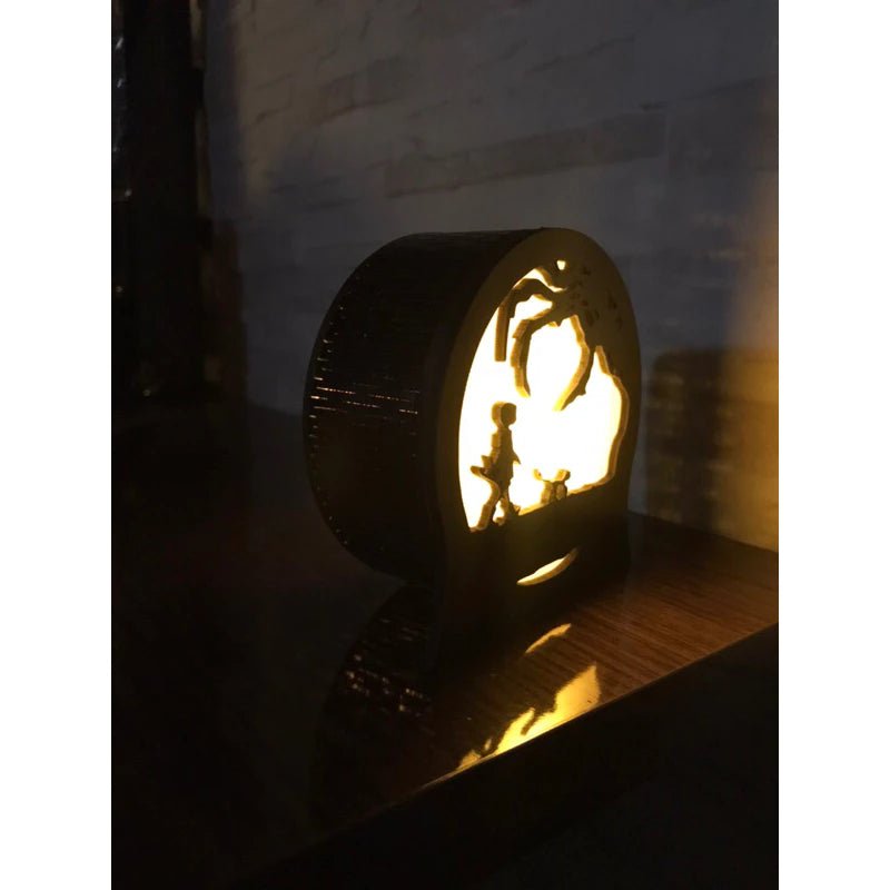 Luminária Coraline Geek – Decoração Criativa de Mesa