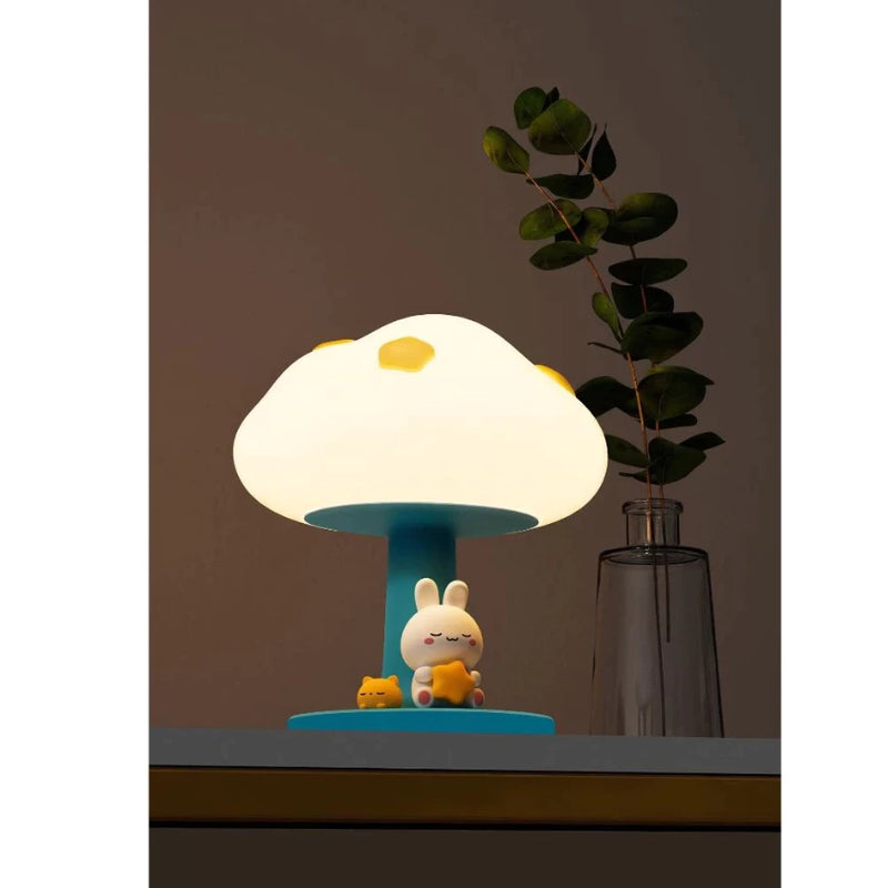 Luminária Nuvem Nórdica – Luz Noturna Abajur de Ambiente | Decoração Encantadora para Quarto Infantil e Adulto