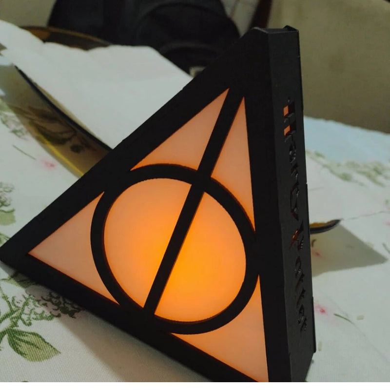 Luminária Harry Potter Plataforma 9¾ com Vela LED