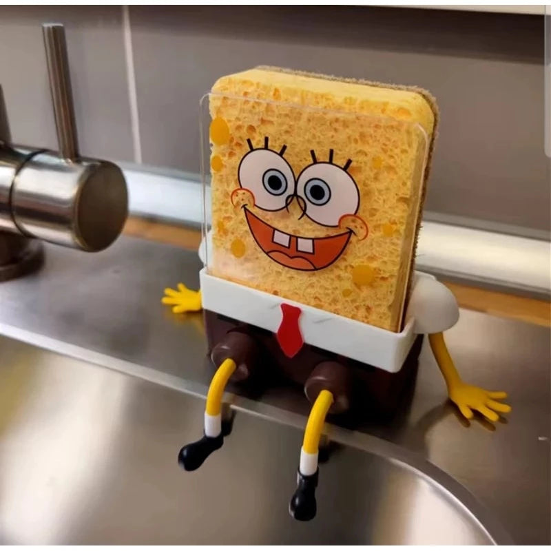 Porta Esponja Bob Esponja – Suporte Divertido para Cozinha e Banheiro