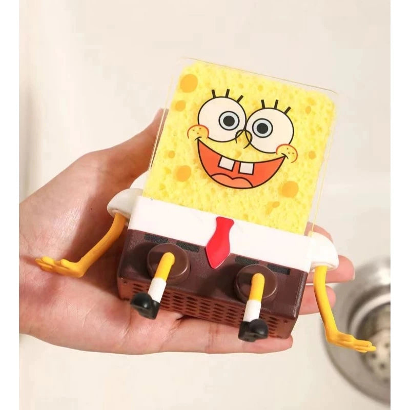 Porta Esponja Bob Esponja – Suporte Divertido para Cozinha e Banheiro
