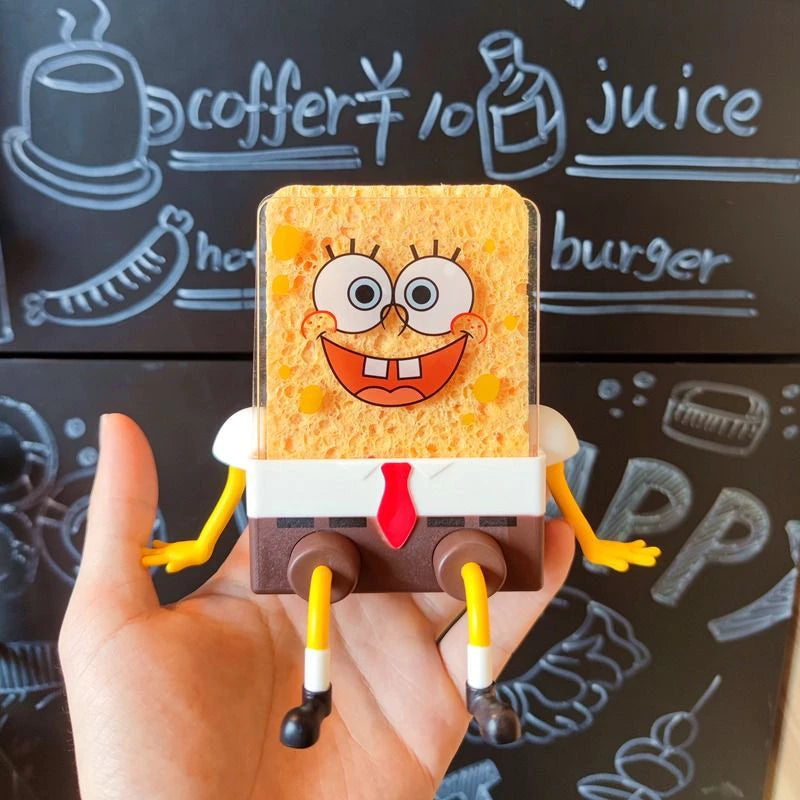Porta Esponja Bob Esponja – Suporte Divertido para Cozinha e Banheiro