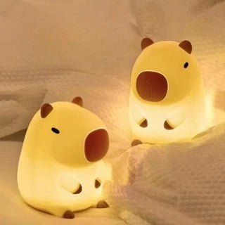 Luminária Capivara Luz Noturna em Silicone Touch LED