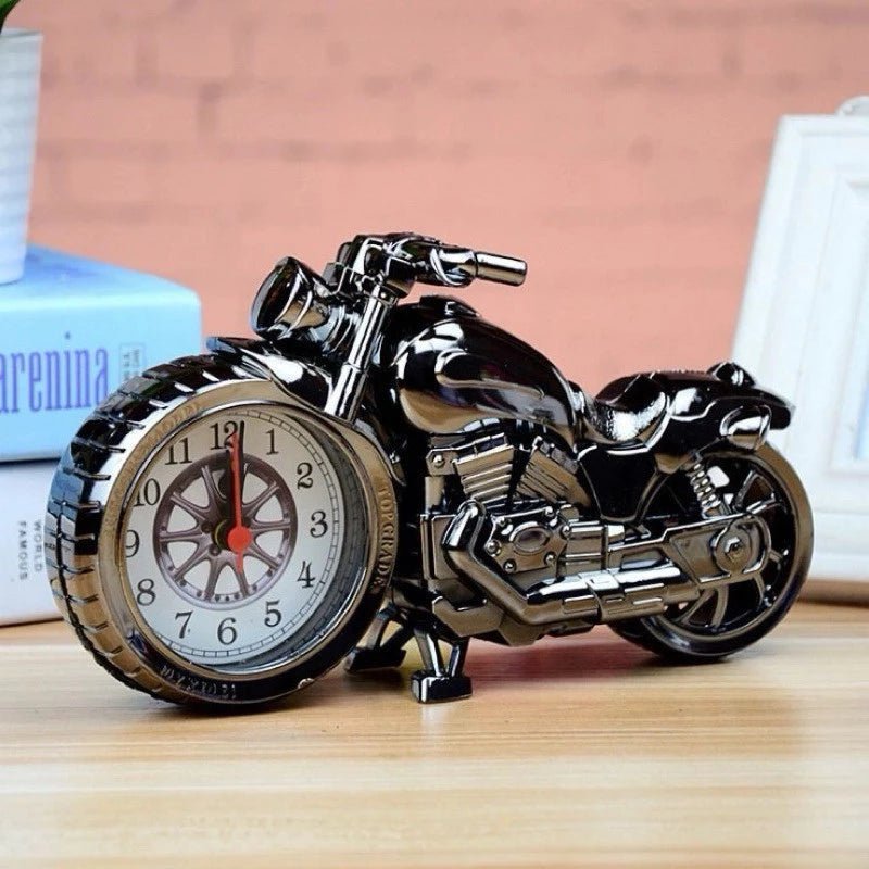 Relógio Despertador de Mesa Moto – Relógio Decorativo em Formato de Motocicleta