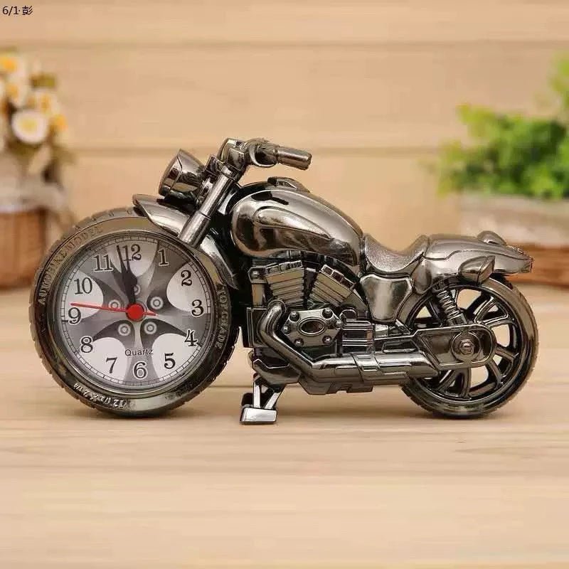 Relógio Despertador de Mesa Moto – Relógio Decorativo em Formato de Motocicleta